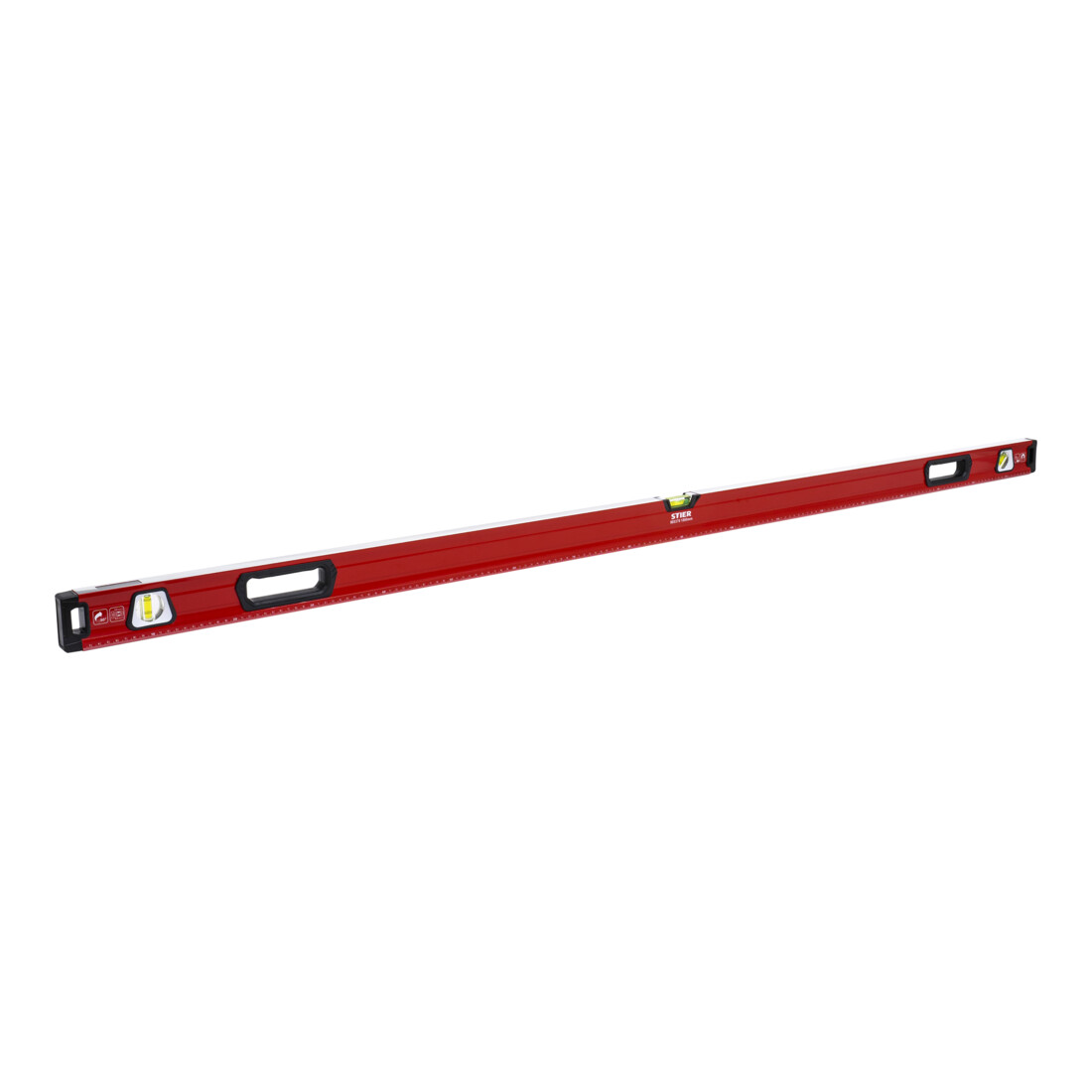 STIER Livella a bolla Premium con magnete e tre livelle 1800 mm ±0,5 mm/m