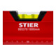 STIER Livella a bolla Premium con magnete e tre livelle 1800 mm ±0,5 mm/m-2