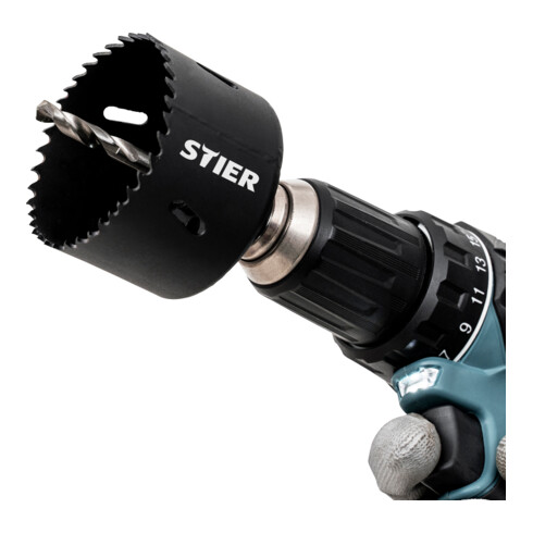 STIER Lochsäge HSS-Co8 Bimetall 82 mm