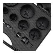 STIER Lochsägen Elektrikerset HSS-Co8 Bimetall, 44mm Schnitttiefe, 11-teilig (25, 32, 40, 54, 60, 68, 76 und 86 mm)-5