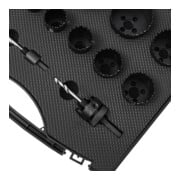 STIER Lochsägen-Set HSS-Co8 Bimetall, 44mm Schnitttiefe, 14-teilig (20, 22, 25, 32, 35, 40, 44, 51, 60, 68 und 76 mm)-5
