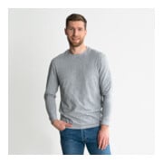STIER Longsleeve Logo Capsule organic cotton S Grey Melange