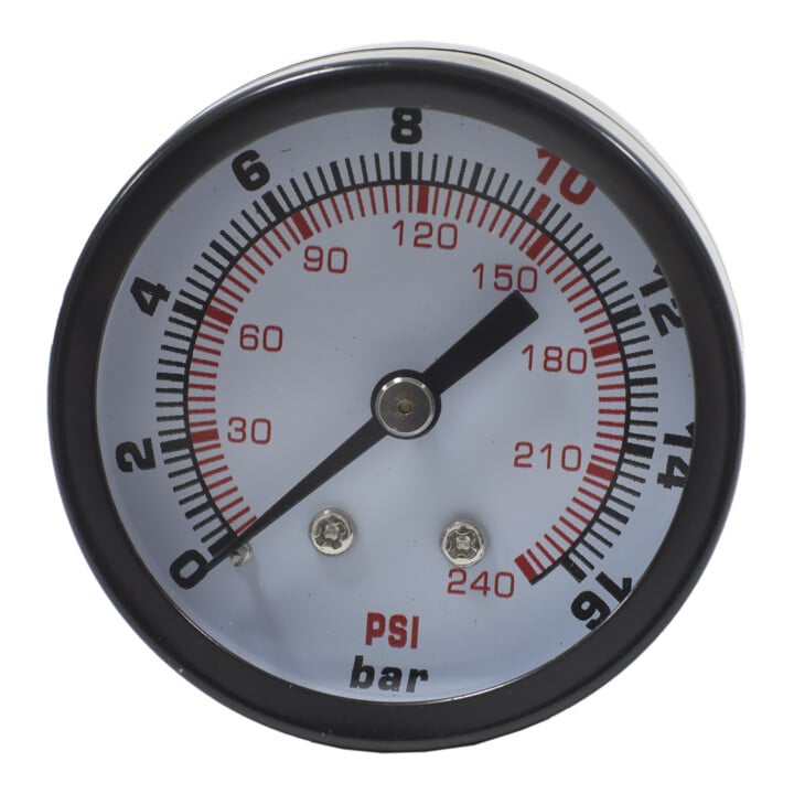 STIER Manometer voor compressor LKT 880-10-90