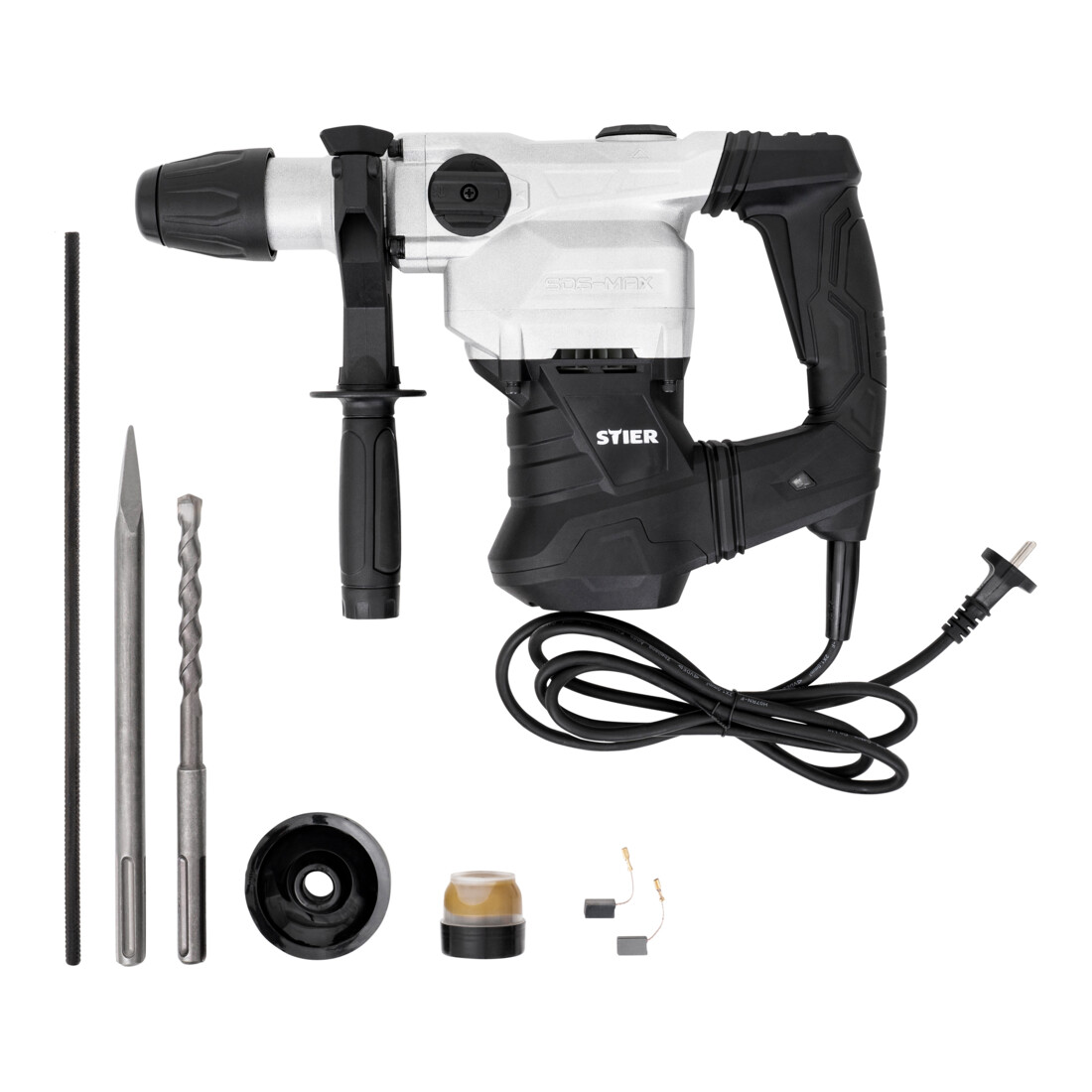 STIER Martello perforatore SHB-L-4100, 1500 W, 12 J, 4100 colpi/min, attacco SDS-Max
