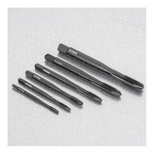 STIER Maschinengewindebohrer M4 Vaporisiert DIN 371 Form B HSSE
