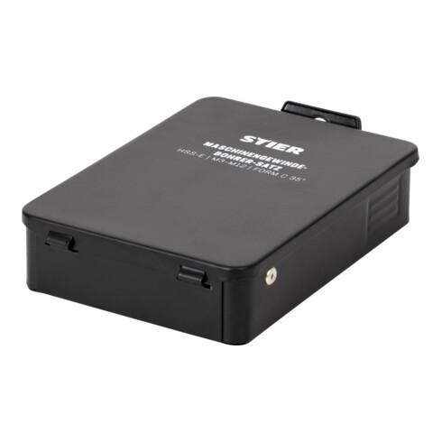 STIER Maschinengewindebohrer-Satz HSS-E Co5 M3-12 Form C 35° 14-tlg.