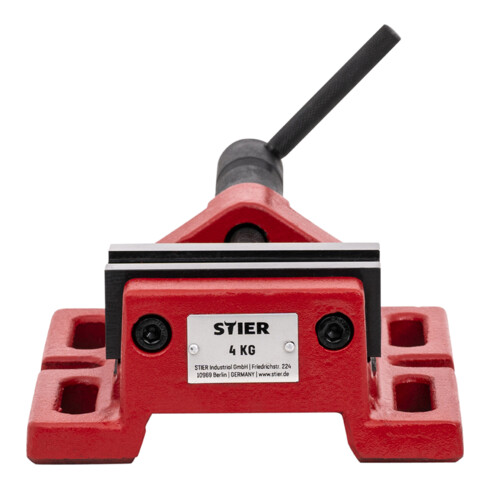 STIER Maschinenschraubstock Backen-B. 100 mm Spann-W. 85 mm