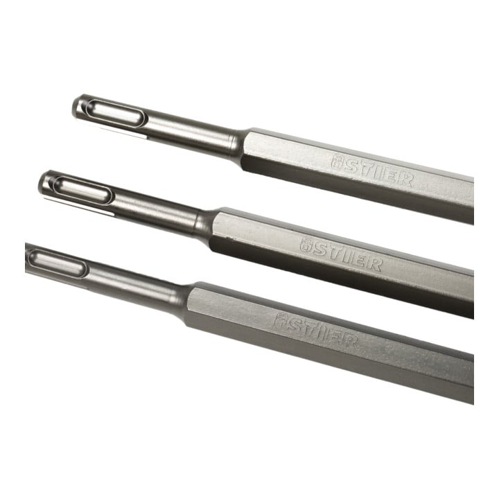 STIER Meißel-Set, SDS-plus, 3-teilig