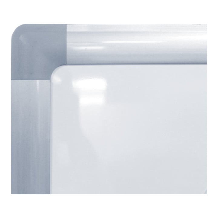 STIER mobiel whiteboard 1200x900 mm magnetisch met onderstel