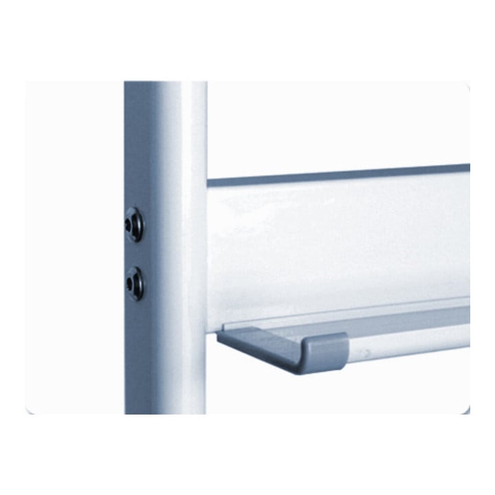 STIER mobiel whiteboard 1200x900 mm magnetisch met onderstel