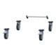 Set STIER Schubladenschrank mit 4 Schubladen BxTxH 900x575x620 mm...