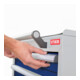 STIER Mobiler Schubladenschrank mit 5 Schubladen BxTxH 600x575x790 mm lichtgrau/enzianblau-4