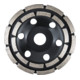 STIER Mola a tazza diamantata doppia ø125 mm foro 22,23 mm calcestruzzo, platorello diamantato-1