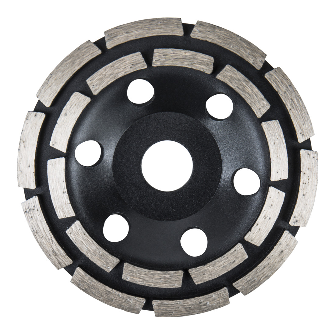 STIER Mola a tazza diamantata doppia ø125 mm foro 22,23 mm calcestruzzo, platorello diamantato