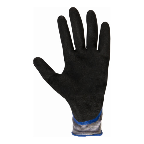 STIER Montagehandschuhe Flex Dry nitrilbeschichtet blau/schwarz Größe 8