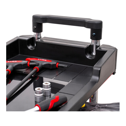 STIER Montagewagen klappbar 80kg Tragkraft LxBxH 700x380x535/950mm