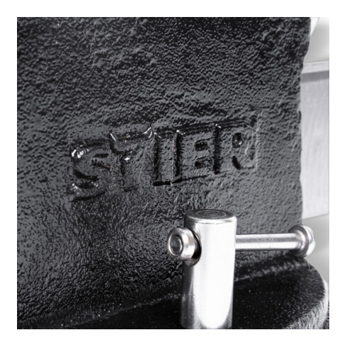 STIER Morsa parallela con dim. 125, esecuzione standard