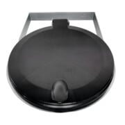 STIER Müllsackhalter zur Wandbefestigung schwarz für 120l Volumen BxTxH 550x370x100mm-2
