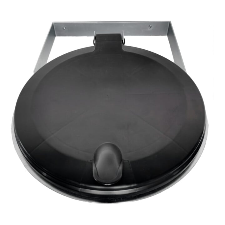 STIER Müllsackhalter zur Wandbefestigung schwarz für 120l Volumen BxTxH 550x370x100mm
