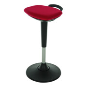 STIER Multibewegliche Stehhilfe mit Tellerfuß Sitzhöhe 600-840mm Rot