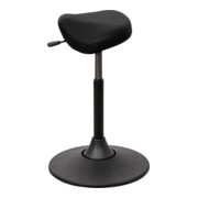 STIER Multibeweglicher Hocker mit Sattelsitz schwarz Sitzhöhe 510-700 mm-4