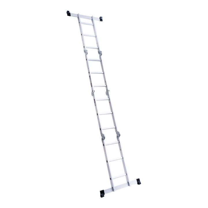 STIER multifunctionele ladder 4x3 sporten + platform 150 kg 12 treden DIN EN 131