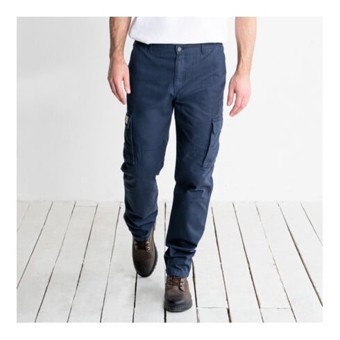 STIER Multipocket Cargo Pants essential bci cotton 32/32 Navy