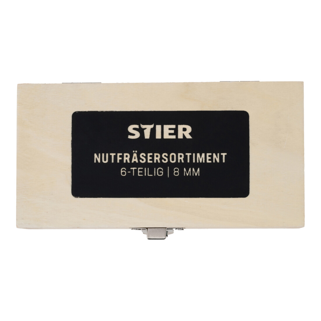 STIER Nutfräsersortiment 6-teilig 8 mm
