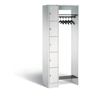 Stier Offene Garderobe Mit 5 Schliessfachern 1950x1430x480mm Contorion De