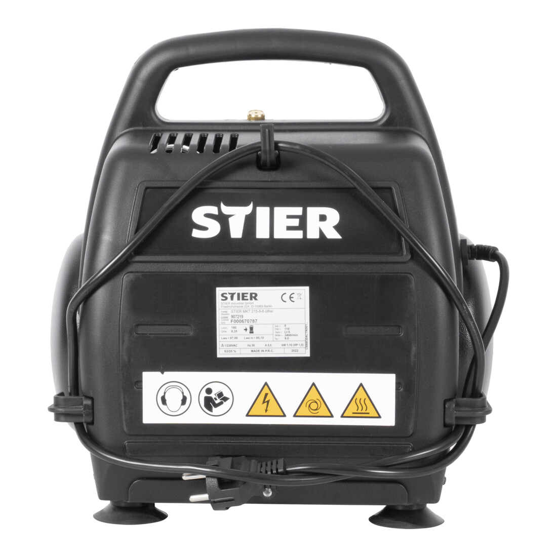 STIER Olievrije compressor MKT 215-8-6