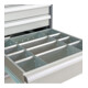 STIER Organizzatore cassetti divisori metallo BLH 100/125 mm interno 500x450 mm 12 scomparti 6 x TW 125-4