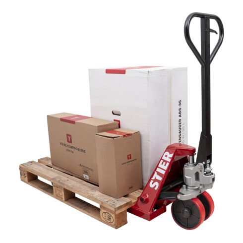 STIER palletwagen met Quicklift