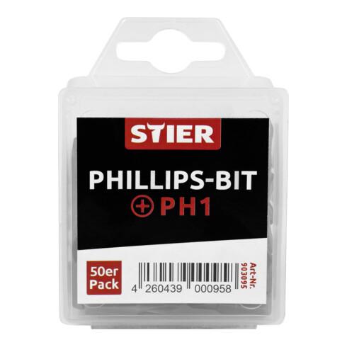 STIER Phillips-bit-grootverpakking PH