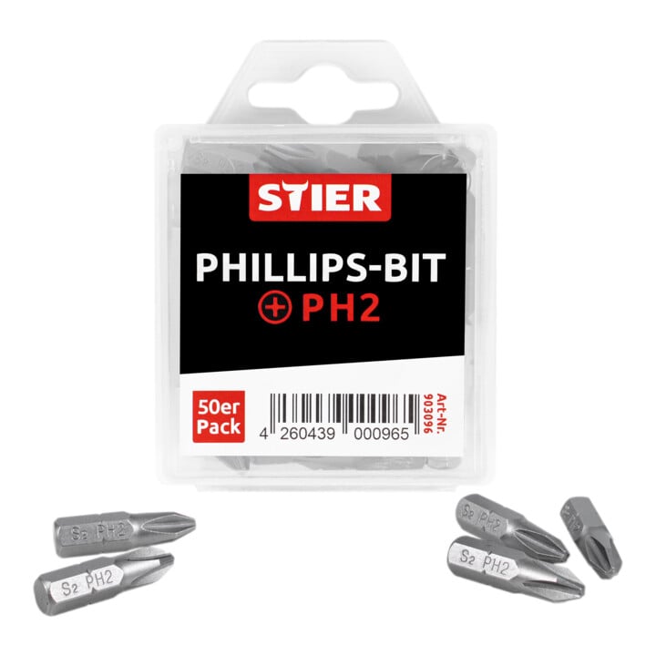 STIER Phillips-bit-grootverpakking PH2