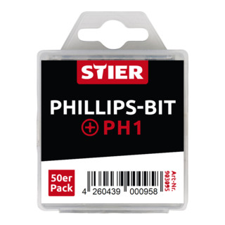 STIER Phillips-Bit-Großpackung PH