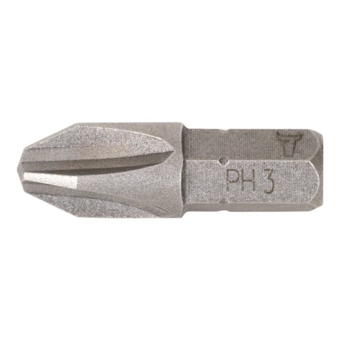 STIER Phillips-bit PH 3, vorm C 6,3, lengte 25 mm, verpakking van 10 stuks