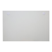 STIER Piano della scrivania bianco