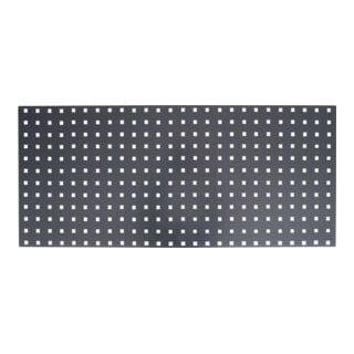 STIER Piastra perforata per parete di officina, 1000x450 mm, grigio antracite