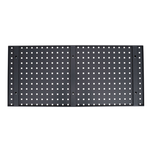 STIER Piastra perforata per parete di officina, 1000x450 mm, grigio antracite