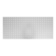 STIER Piastra perforata per parete di officina, 1000x450 mm, grigio luce-1