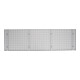 STIER Piastra perforata per parete di officina, 1500x450 mm, grigio luce-5