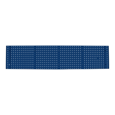 STIER Piastra perforata per parete di officina, 2000x450 mm, blu genziana