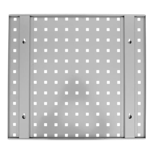 STIER Piastra perforata per parete di officina, 500x450 mm, grigio luce