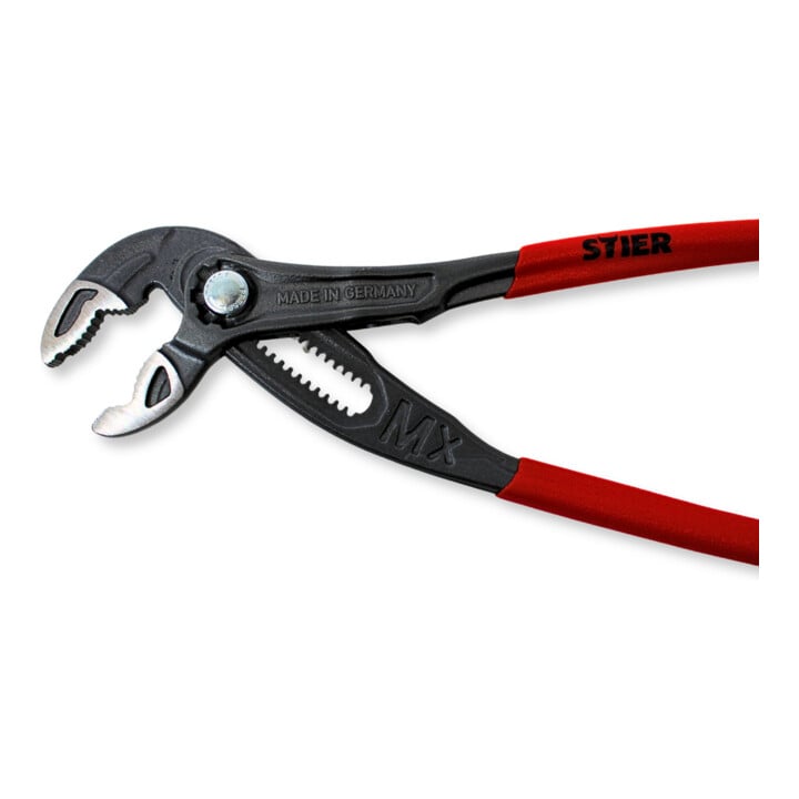 STIER Pince multiprise 180 mm avec réglage rapide par bouton-poussoir