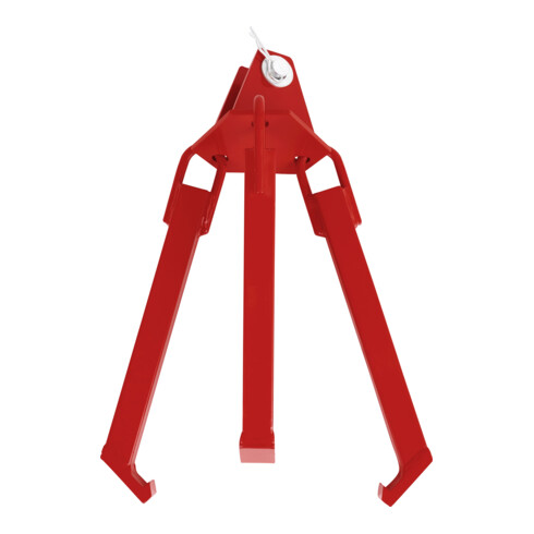 STIER Pinza per fusti in acciaio verticali, capacità 360kg