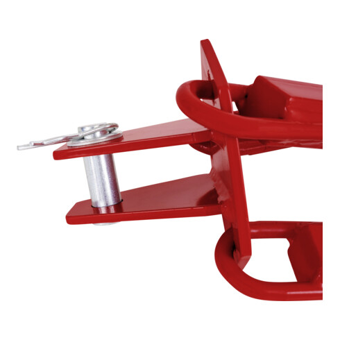 STIER Pinza per fusti in acciaio verticali, capacità 360kg