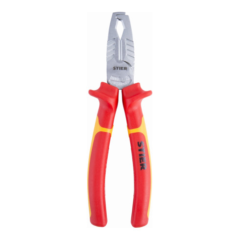 STIER Pinza spelafili con tronchese a tagliente laterale Multi+ 180 mm con conformità VDE