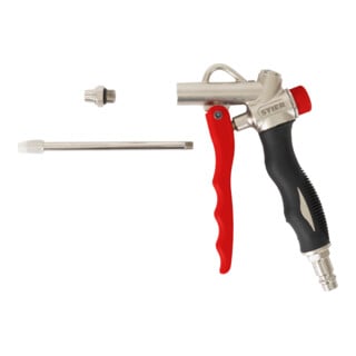 STIER Pistola di soffiaggio con ugello intercambiabile e FlowControl