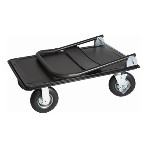 STIER Plattformwagen klappbar Tragkraft 300kg mit Luftbereifung