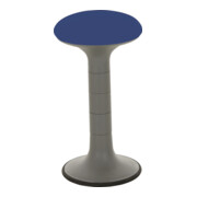 STIER Polsterhocker blau mit Schwingeffekt